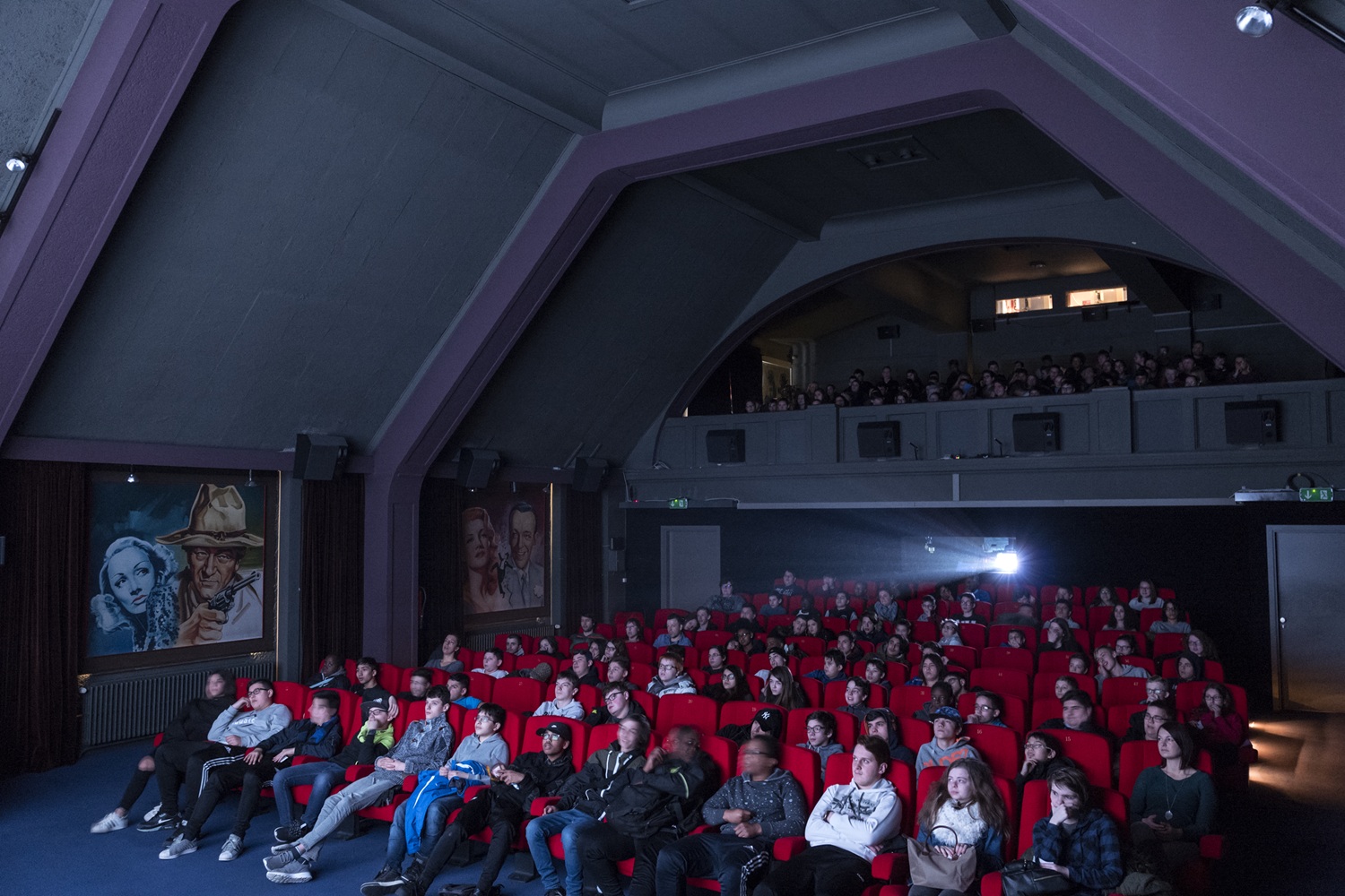 Projection "Nicht ohne Uns!" au Vox 